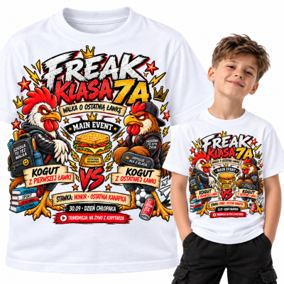 KOSZULKA DZIECIĘCA DZIEŃ CHŁOPAKA FREAK KLASA